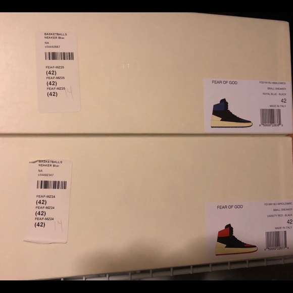 Fear Of God basketball sneakers - Picture 1 of 1